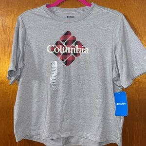 Columbia Light Gray Relaxed Tee